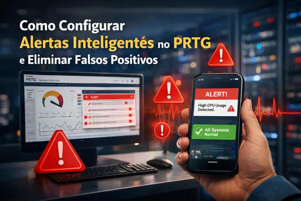 Configuração de alertas no PRTG