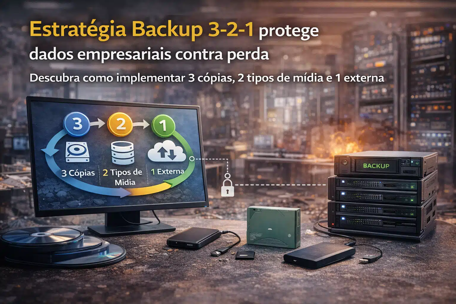 Protege dados com estratégia de backup