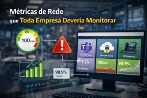 Métricas de rede para monitoramento empresarial